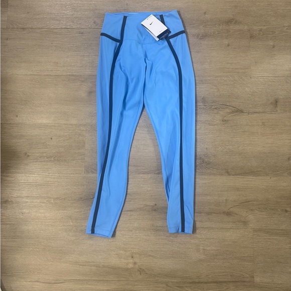 Nike Pants - Nike Sky Blue and Black Leggings